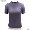 back contrast purple t-shirt