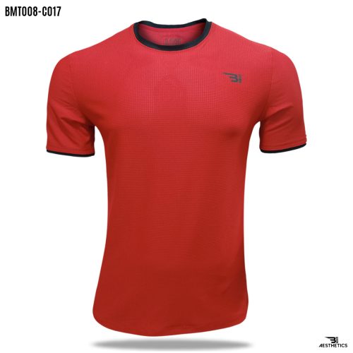 B1 red crew neck t-shirt