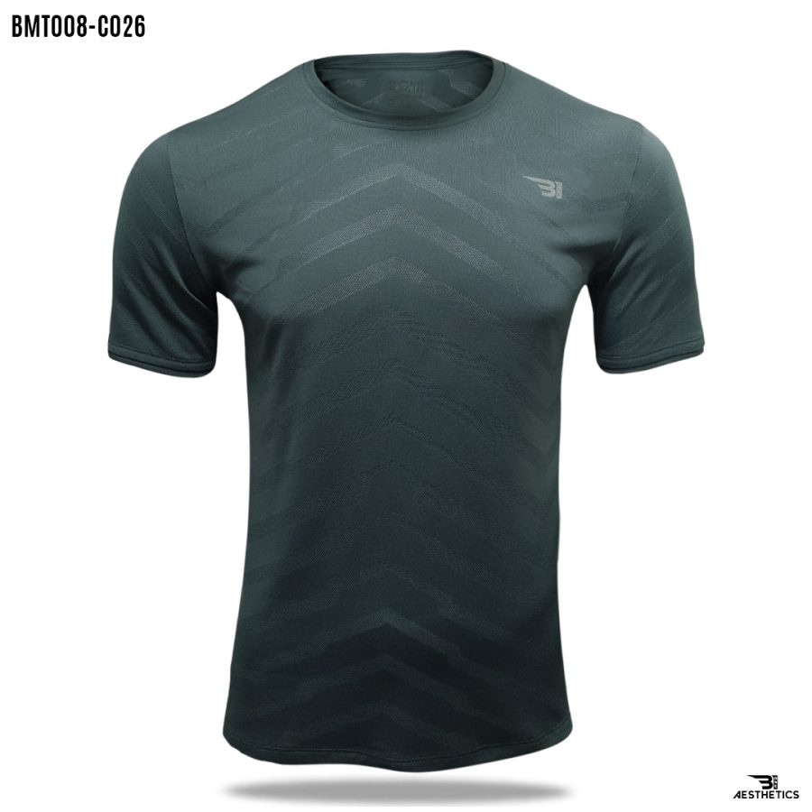 gunmetal gray crew neck t-shirt