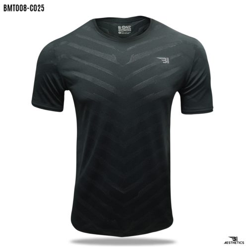 B1 black crew neck t-shirt