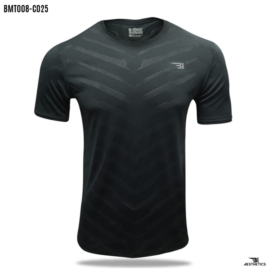 B1 black crew neck t-shirt