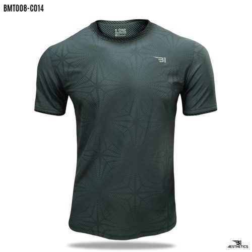 gunmetal gray crew neck t-shirt