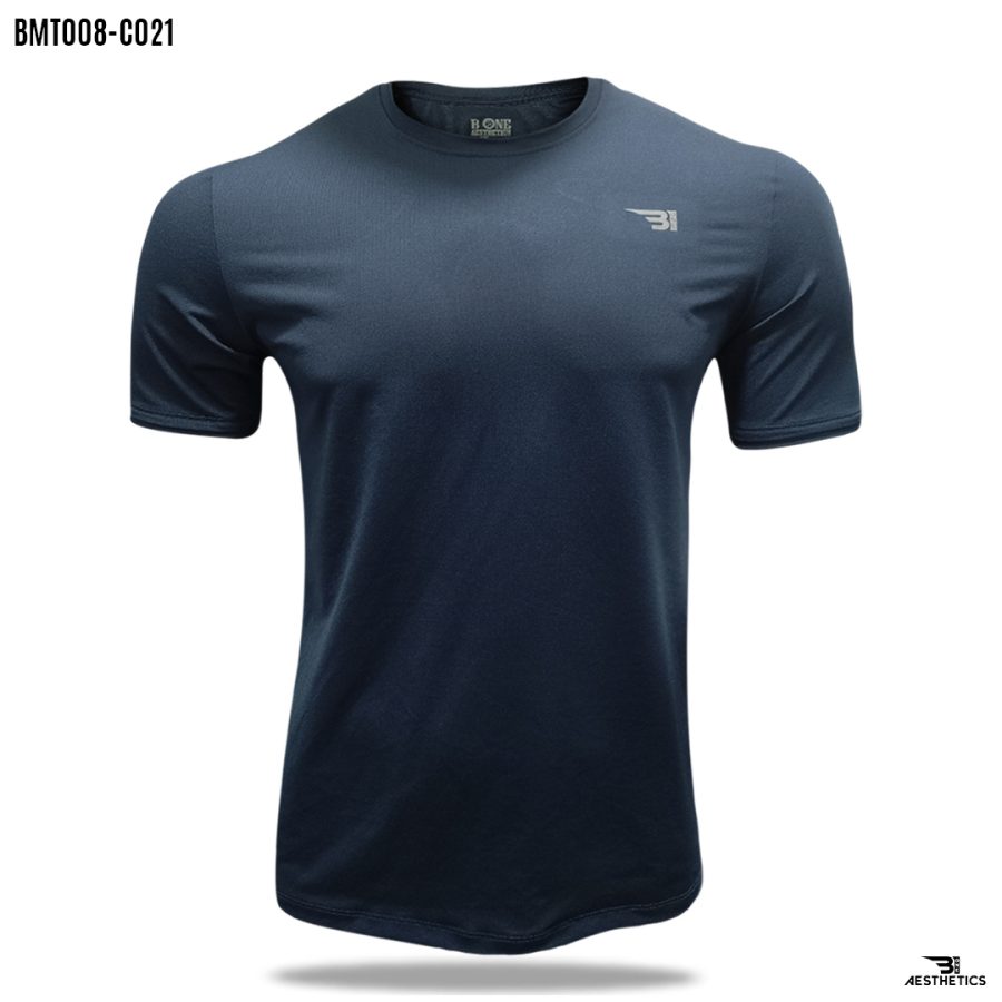 navy blue crew neck t-shirt