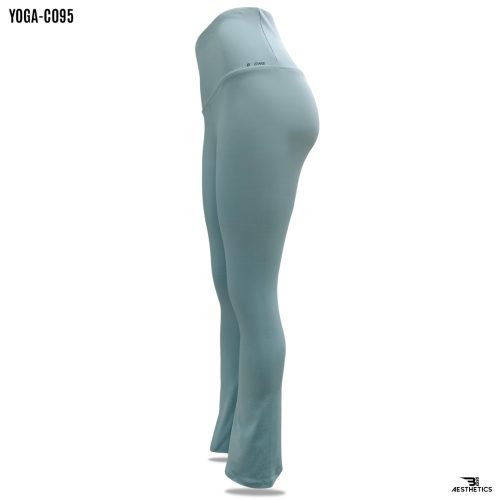 blue gray yoga pants