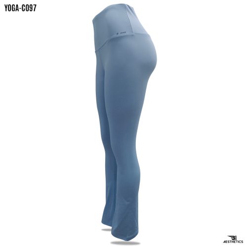 cyan azure blue yoga pants