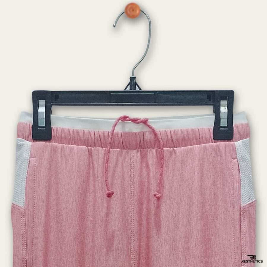kids pink marl jogger
