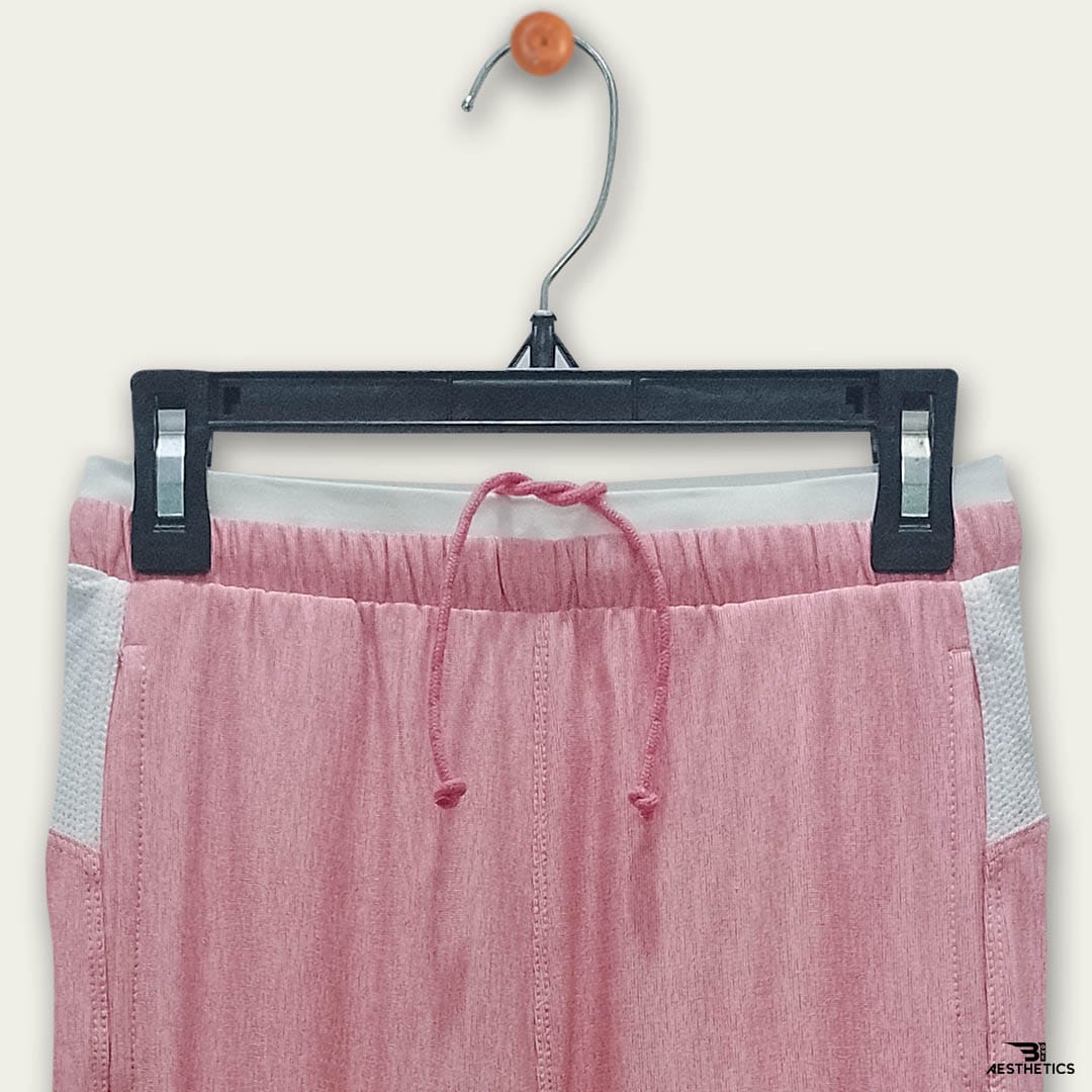 kids pink marl jogger