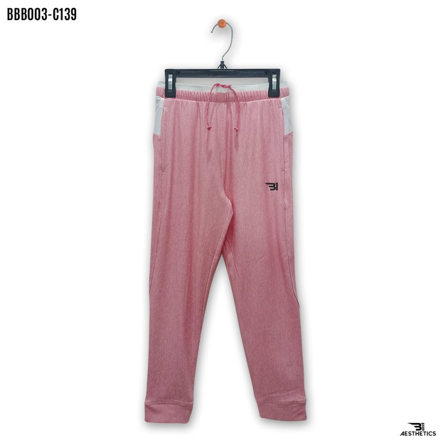 kids pink marl jogger