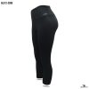black knee length leggings