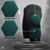 jungle green rugby protective shorts