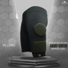 army green rugby protective shorts