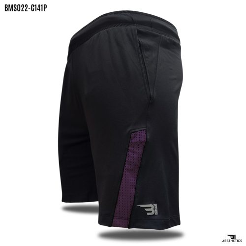 purple front contrast shorts