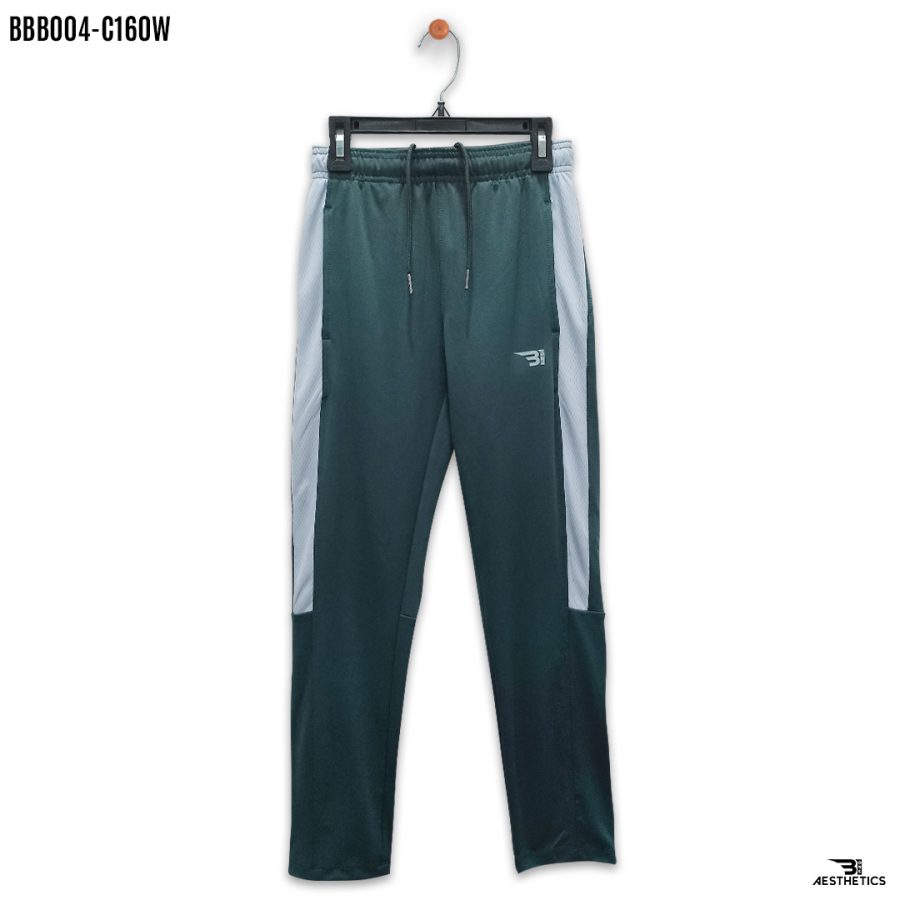 white side mesh slate gray track bottoms