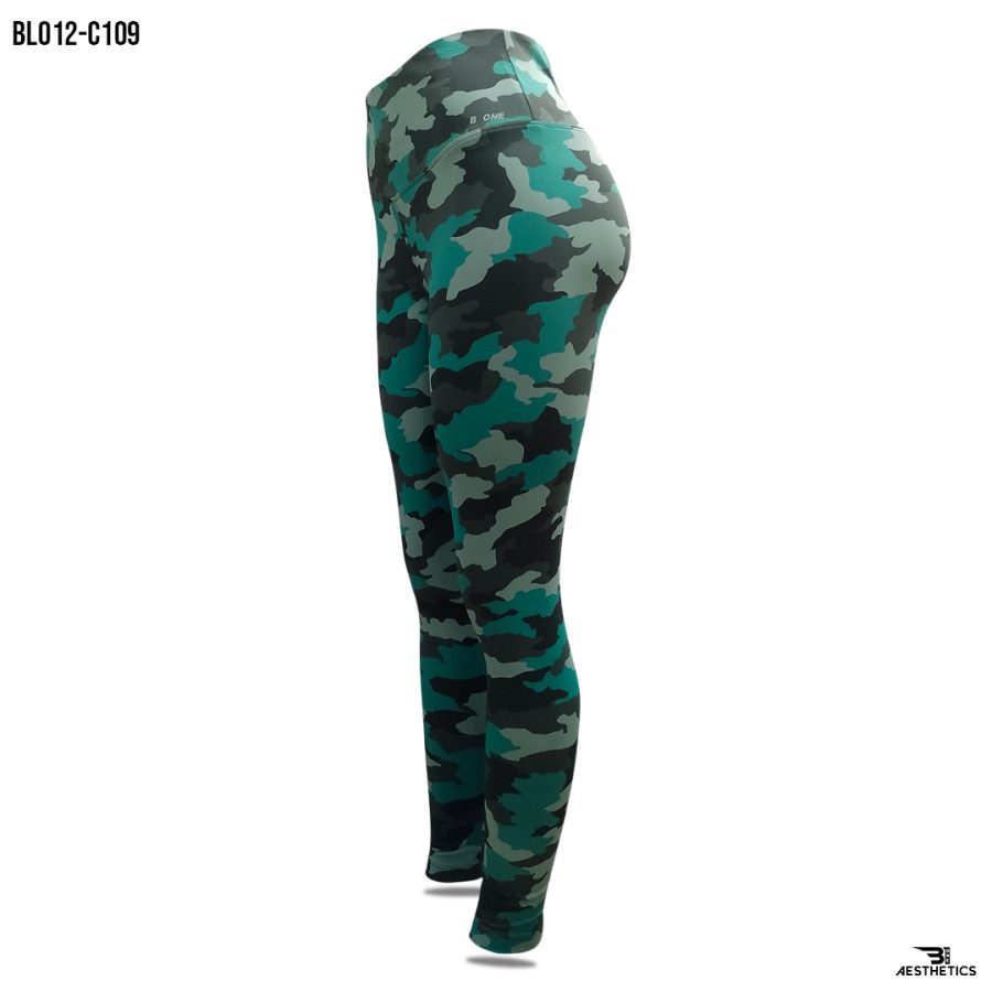 high rise camo leggings