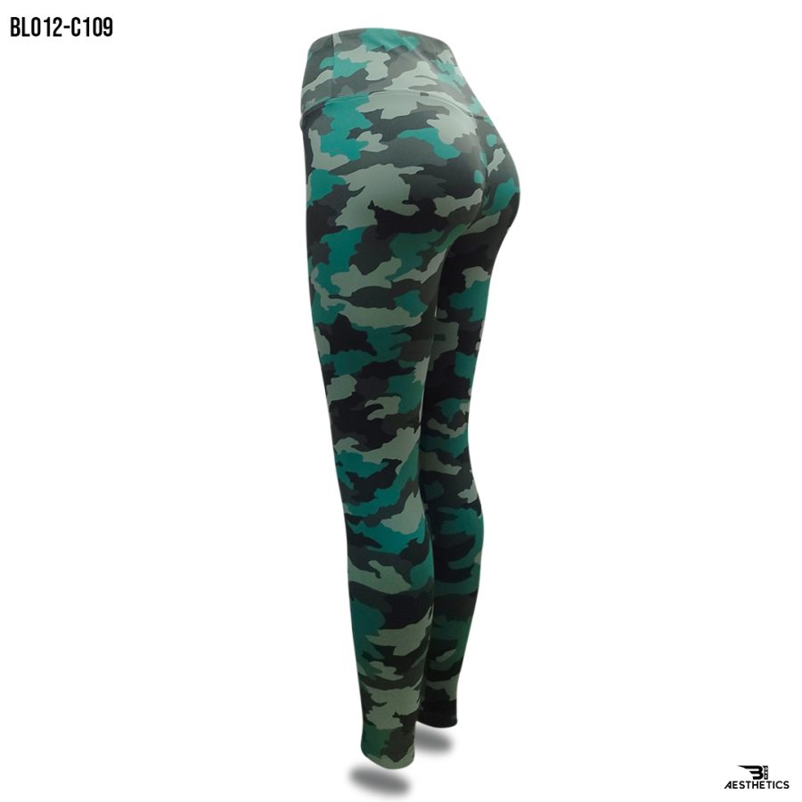 high rise camo leggings