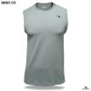 men's light gray arm cut