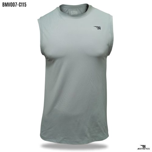 men's light gray arm cut