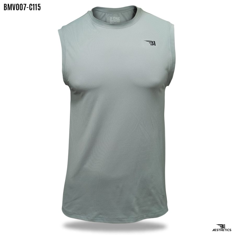 men's light gray arm cut