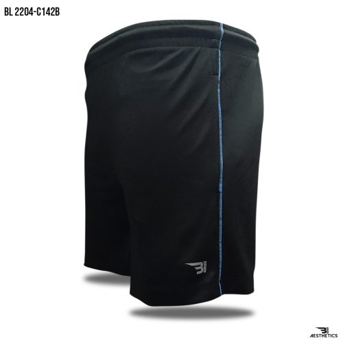 light blue cord contrast black short