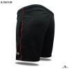 red cord contrast black short