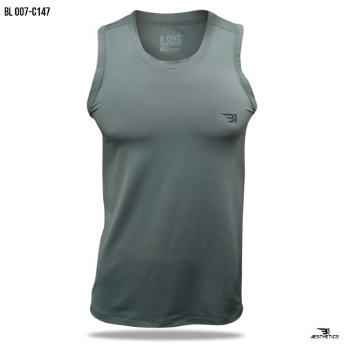 men's gunmetal gray tank top