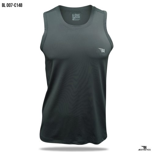 men's gray tank top