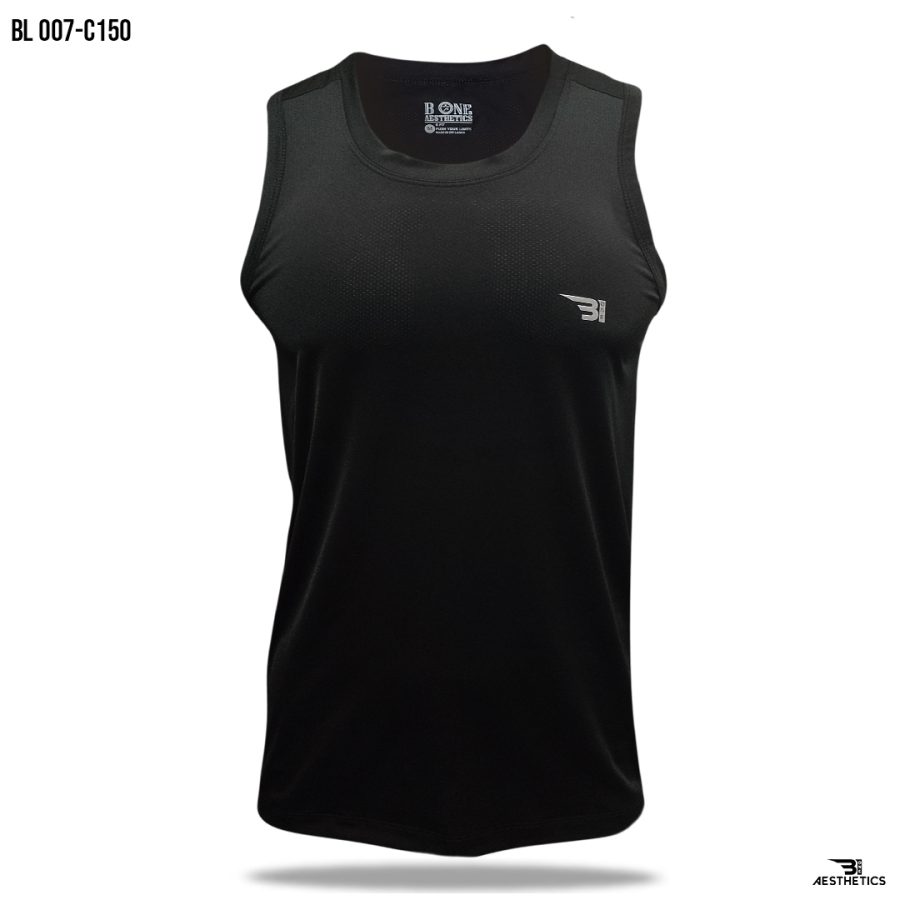 men's classic black tank top