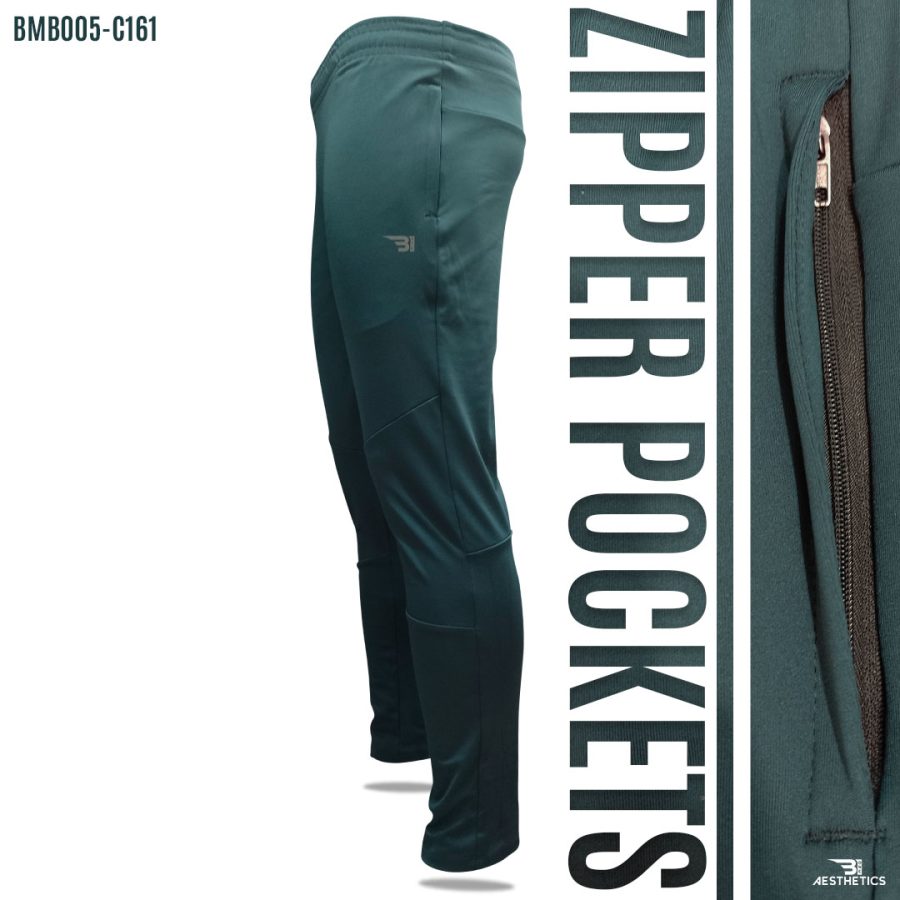 dark slate gray zipper pocket bottoms