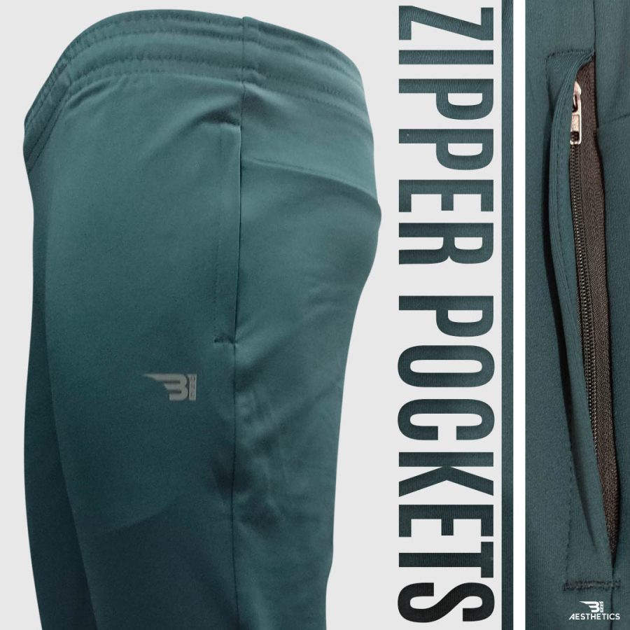 dark slate gray zipper pocket bottoms