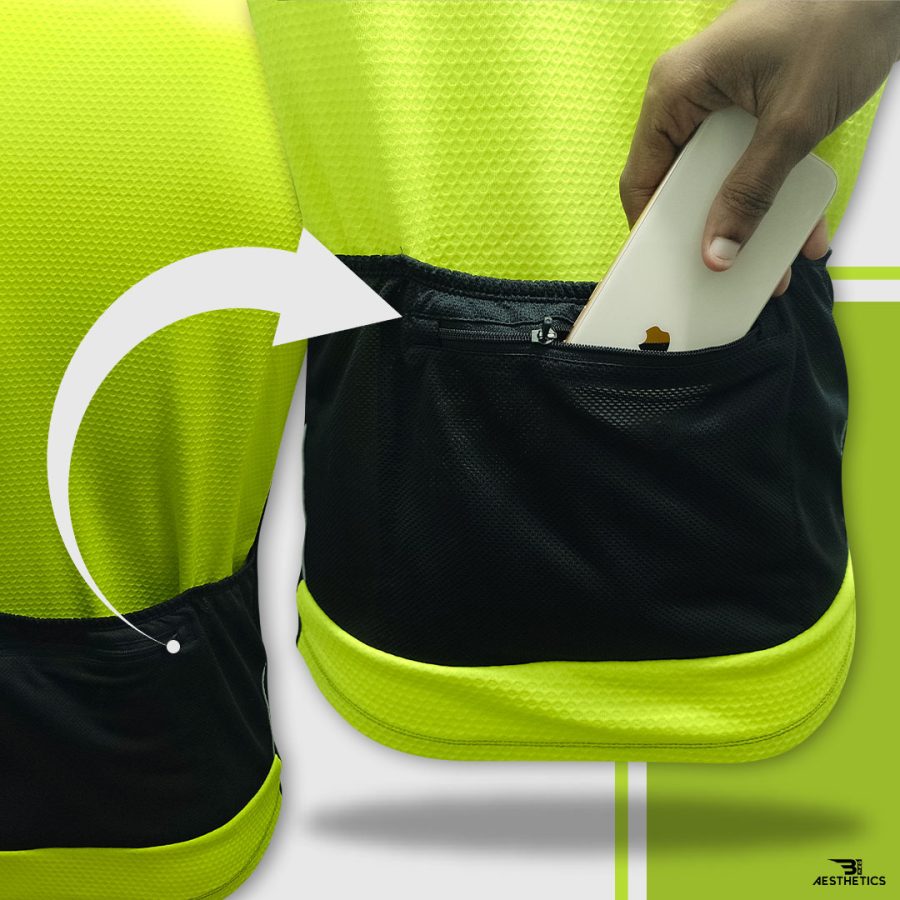 neon green cycling jersey