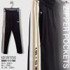 kids beige stripe black bottom