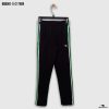 kids green stripe black bottom