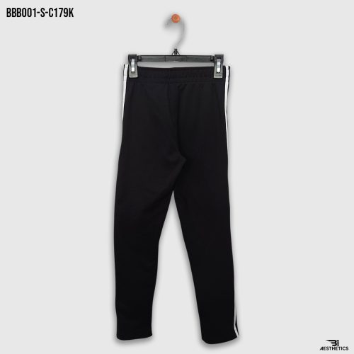 kids black stripe black bottom