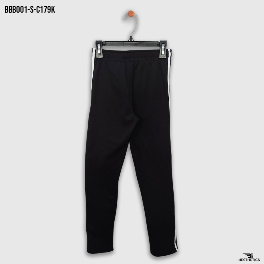 kids black stripe black bottom