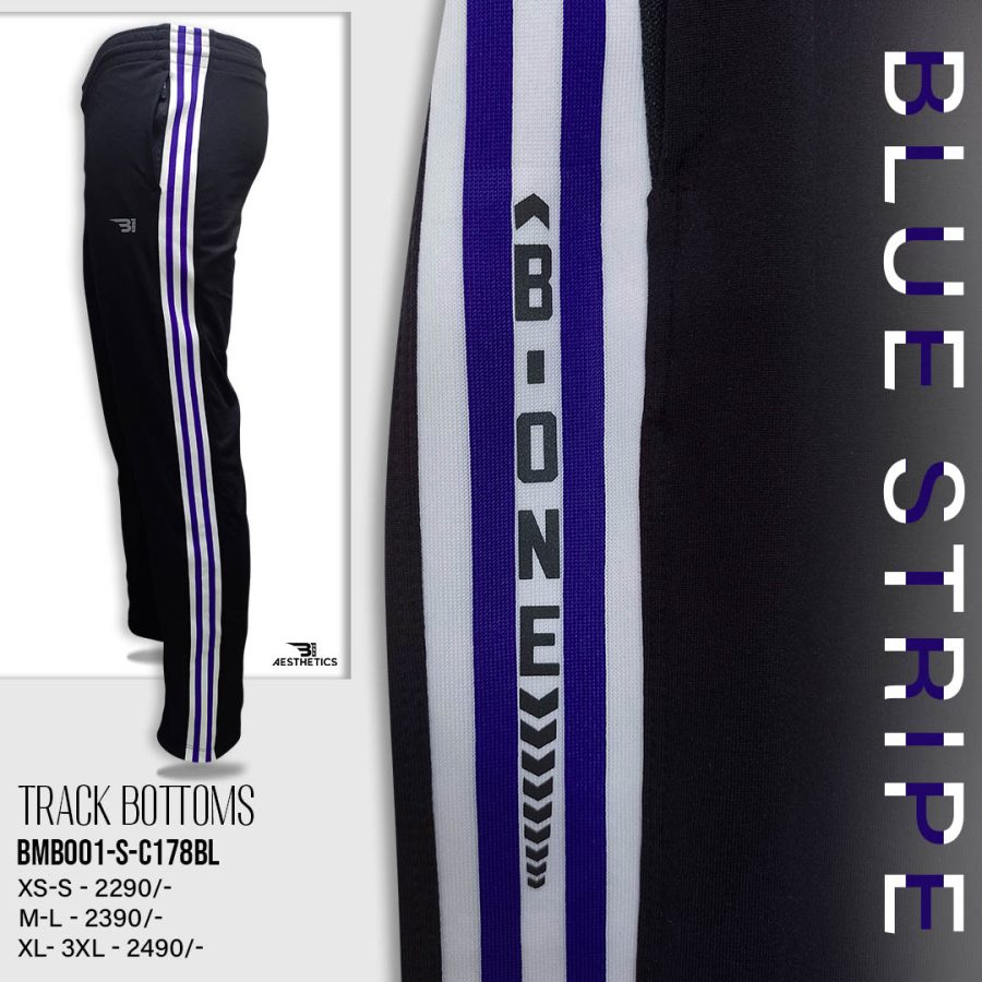 blue stripe black bottom
