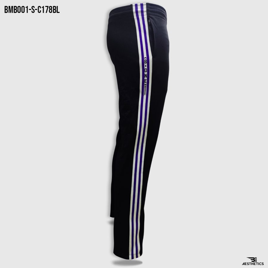 blue stripe black bottom