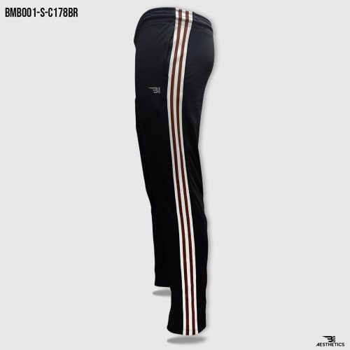 brown stripe black bottom