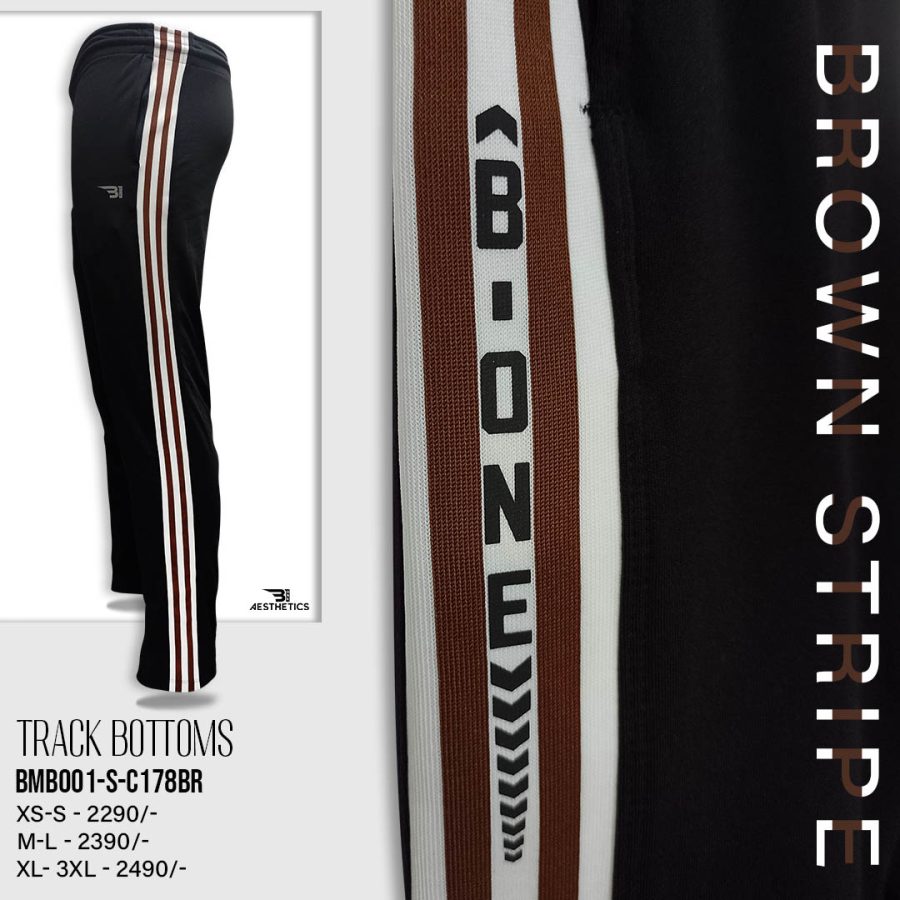 brown stripe black bottom