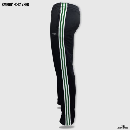 green stripe black bottom