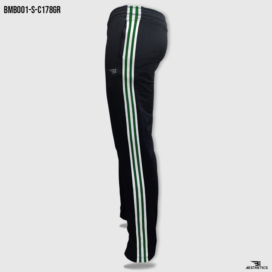 green stripe black bottom