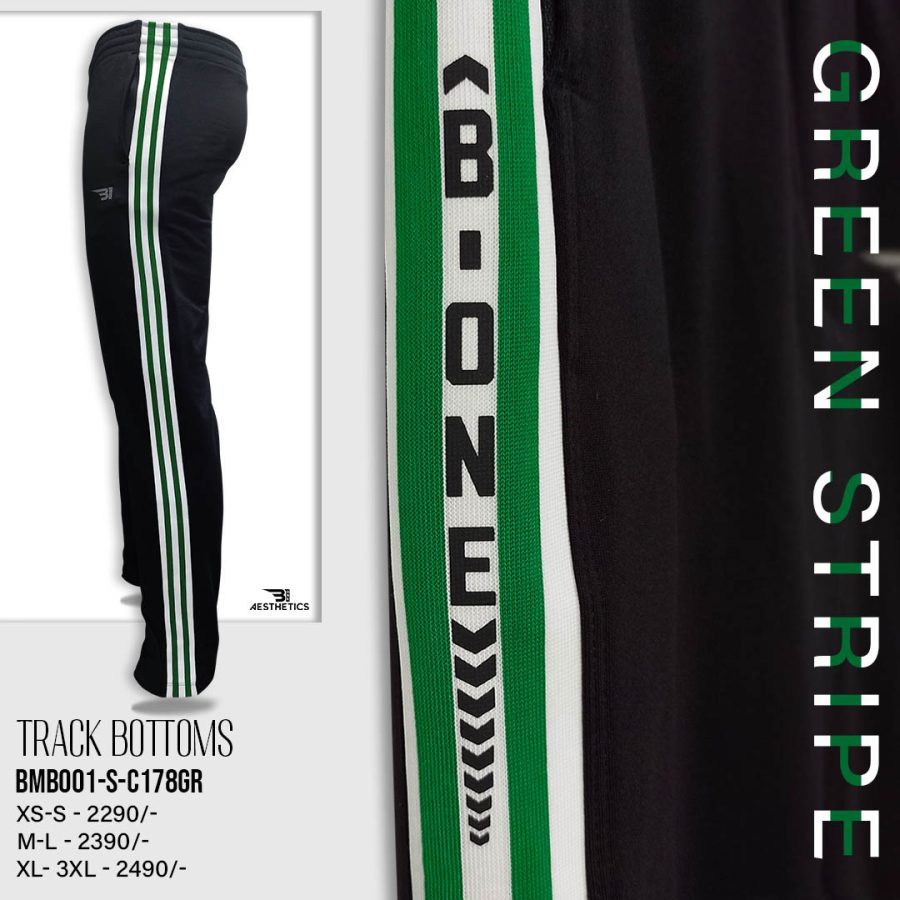 green stripe black bottom