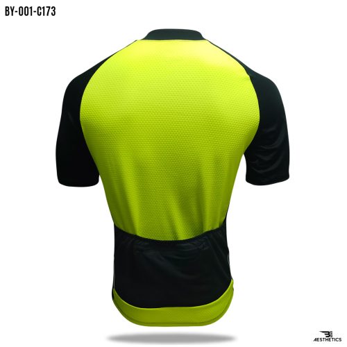 neon green cycling jersey