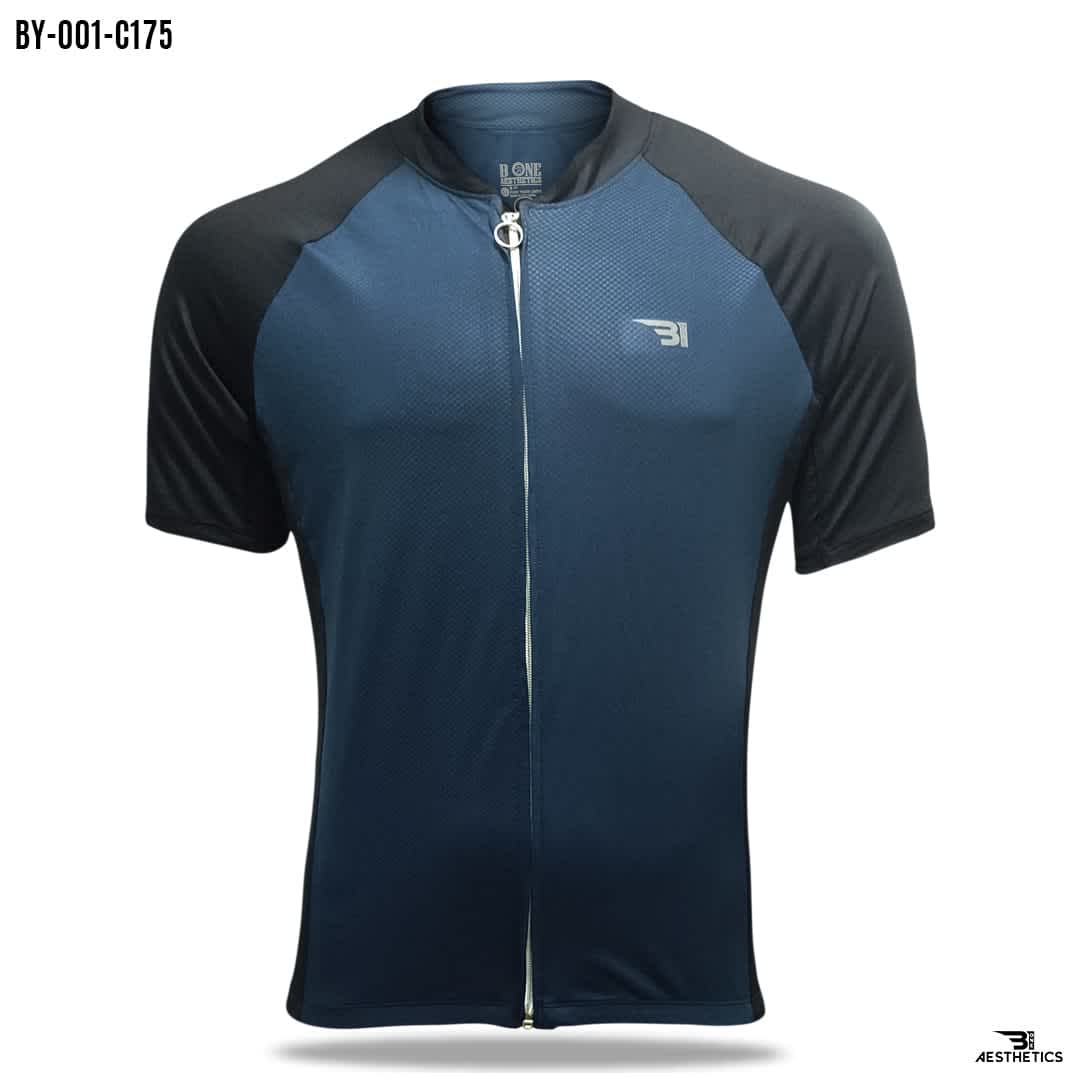 dark blue cycling jersey