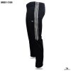 black contrast full black track bottoms