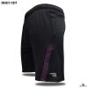 purple front contrast shorts