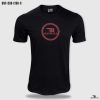 back to black flex red print t-shirt