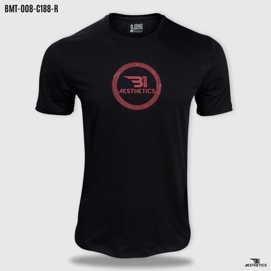 back to black flex red print t-shirt