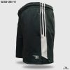 men's side contrast gray short