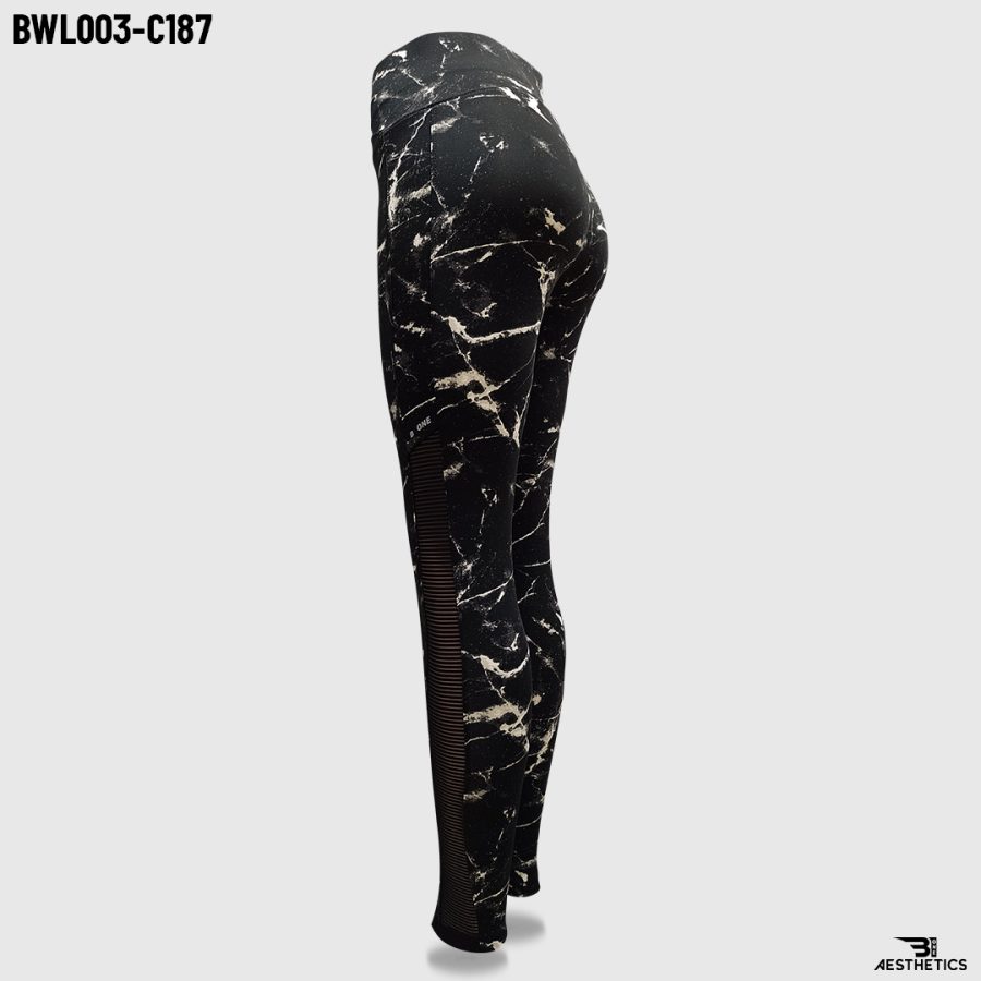 black color splash women's legging