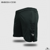 stripe vent zipper pocket short
